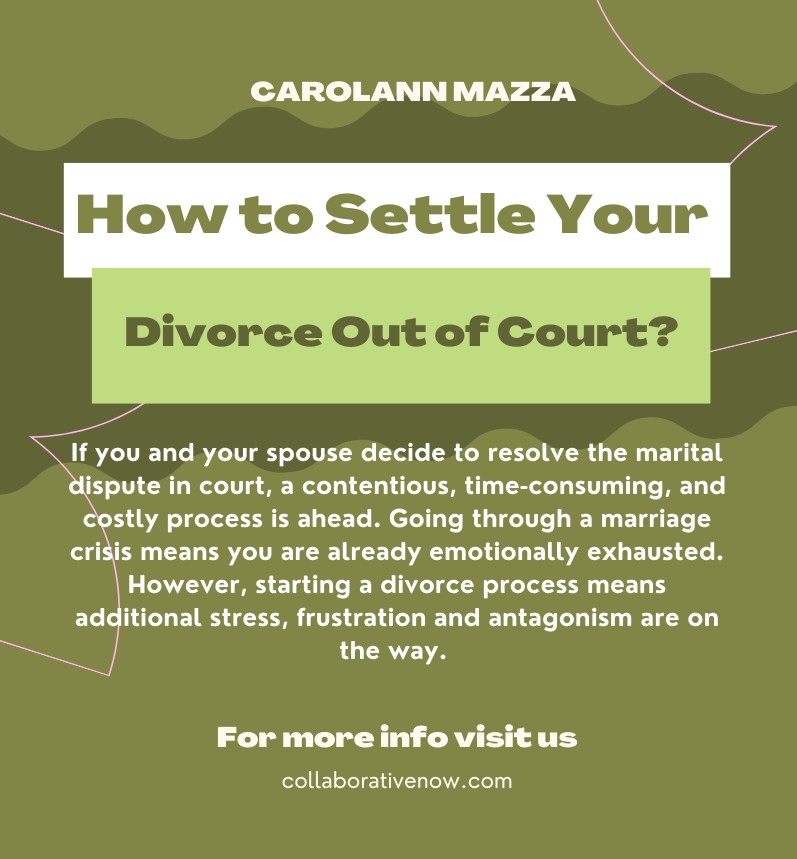 How to Settle Your Divorce Out of Court